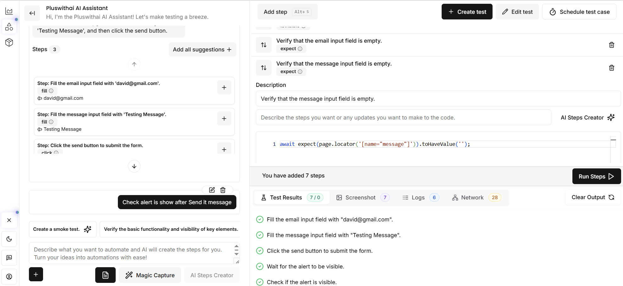 AI Test Generation: Natural Language to Scripts